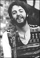 One of the photos Paul McCartney released to the press upon announcing that he was leaving The Beatles.